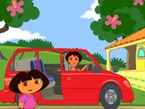 Dora's Ride-Along City Adventure Online Puzzle Game