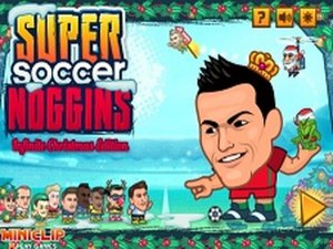 Super Soccer Noggins Christmas Online Sports Game
