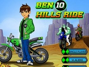Ben 10 Hills Ride Online Arcade Game