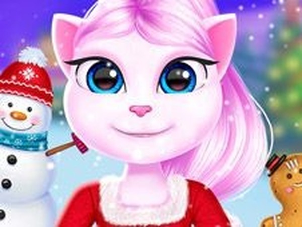 Angela Christmas Decor Online Game - Dress Up Game