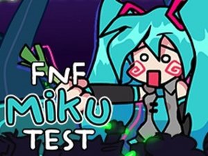 FNF Miku Test Online Rhythm Game