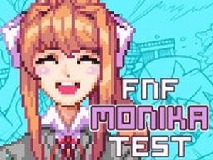 FNF Monika Test Online Arcade Game