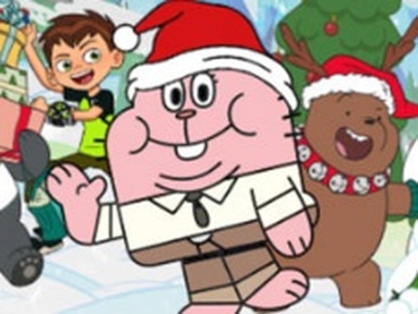 Cartoon Network Christmas Sledge Online Arcade Game