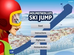Holmenkollen Ski Jump 1 Online Arcade Game