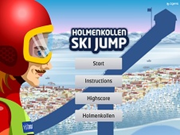 Holmenkollen Ski Jump 1 Online Arcade Game