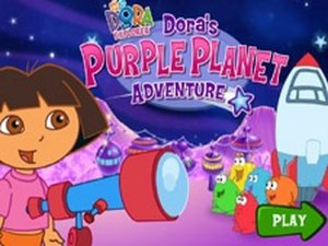 Dora's Purple Planet Adventure Online Arcade Game