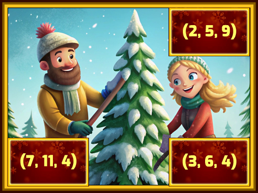 Cozy Math Averages Puzzle