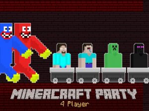 MinerCraft Party - 4 Player Online Arcade Game