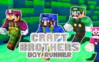Craft Bros Boy Runner: 3D Parkour Adventure Online Arcade Game
