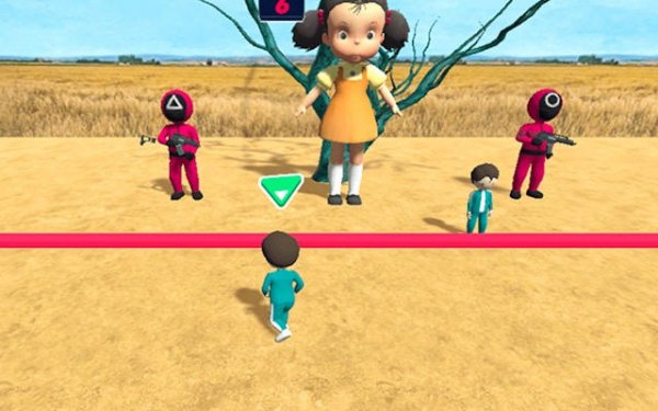 Squid Game Race 3D Online Puzzle Game