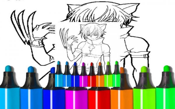 Manga Art Coloring Workshop