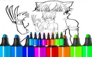 Manga Art Coloring Workshop - Ludoryx free online game