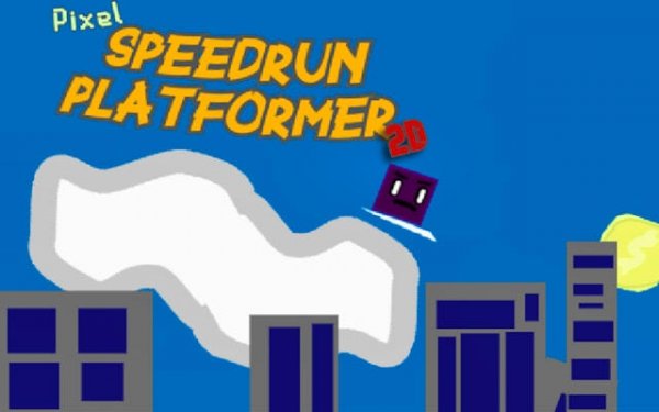 Speed-Run Platformer 2D: Timed Challenge Online Arcade Game