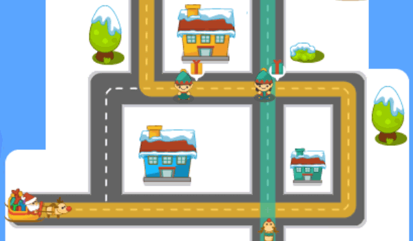 Holiday Path Logic Puzzle