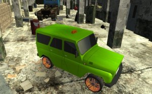 Russian UAZ 4x4 Driving Simulator Online Game Arcade Game