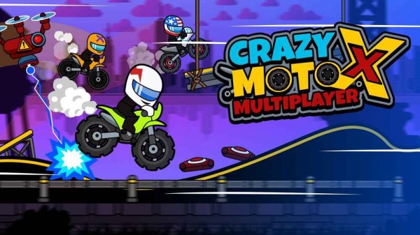 Crazy MotoX Multiplayer Racing Online Game Arcade Game