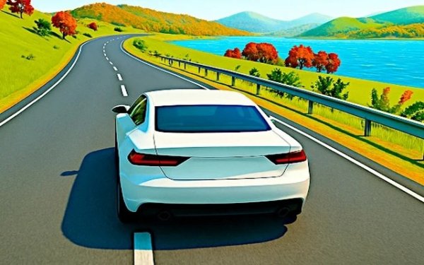 Slow Roads io - Relaxing Driving Game